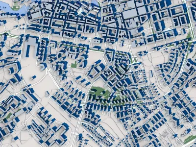 Norrkoping City Sweden 3D model