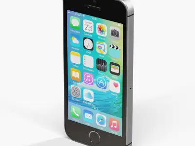 Apple iPhone SE Low-poly 3D model