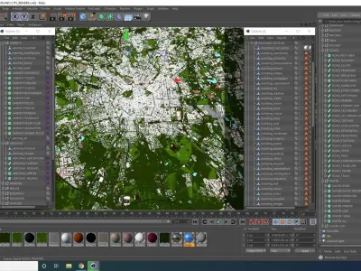 Milan Milano City of Italy Europe 3d model Low-poly 3D model