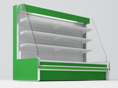 Store fridge Free 3D model