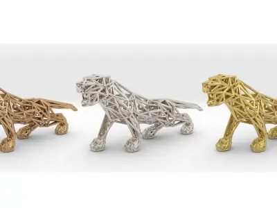 Black Panther 3D print model