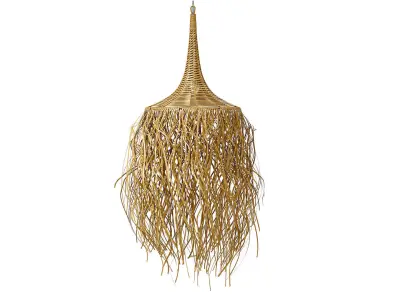 The Honolulu Pendant Natural Lamp Bazar Bizar 3D model