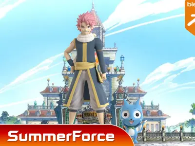 Happy - Fairy Tail 3D model