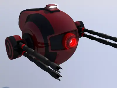 Sci Fi Drone 3D model get