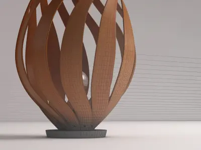 FLOOR LAMP---Tulip 3D model