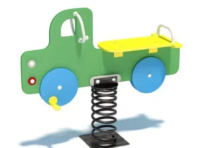 Playground Spring Truck 3D model