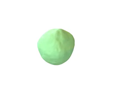 Snowball v1 006 Low-poly 3D model