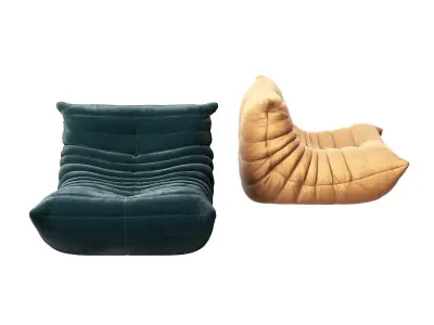 Togo Fireside Chair 3D model