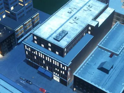 Dry Goods Low-poly 3D model