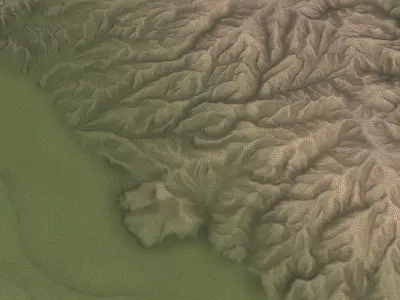 Boise Low-poly 3D model