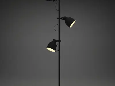 Hektar Floor lamp 3D model