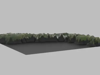 Norway Map Country Low-poly 3D model