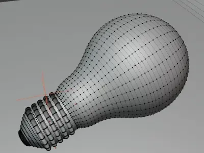 filament tungsten light bulb classic 3D model