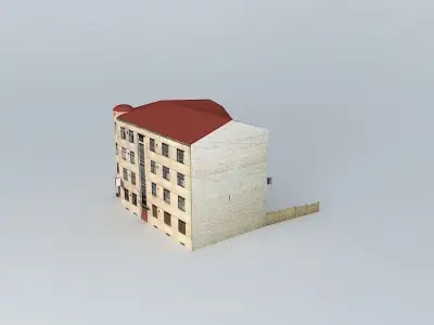 Riga Latvia Senchu street 5 Free 3D model