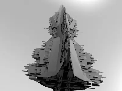 Pharaohs Ship  return 1 3D model