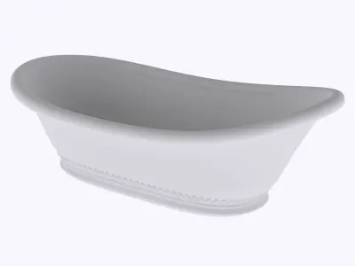 miniature Classic bathtub design  3D print model