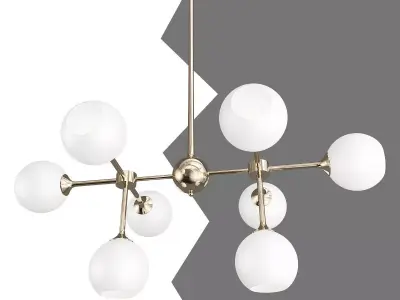 Bubble chandelier 3D model