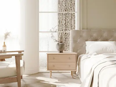 French bedroom 3D model purchase