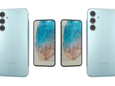 Samsung Galaxy M35 Light Blue 3D model