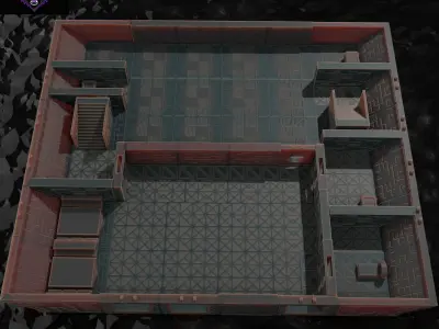 SCI-FI Ship - OpenLOCK 3D print model