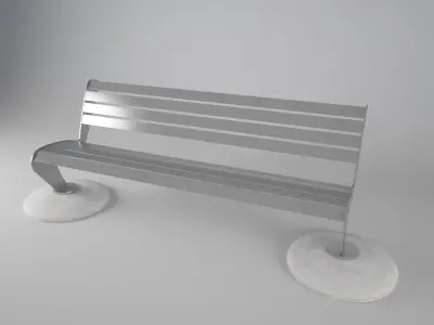 3D bench Abyssus model 3D model