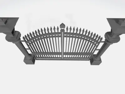 Classic Gate Door 3D print model