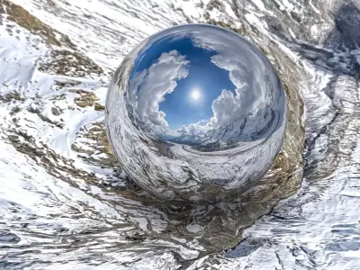 Aletsch Glacier Ultra-Realistic HDRI 8K 3D model