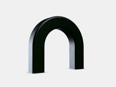 BORGHAMN Handle 1 Low-poly 3D model