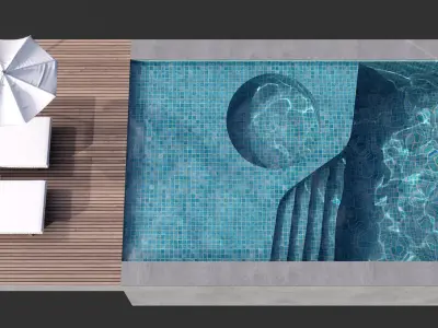 SWIMMING POOL NO96 A 3D model