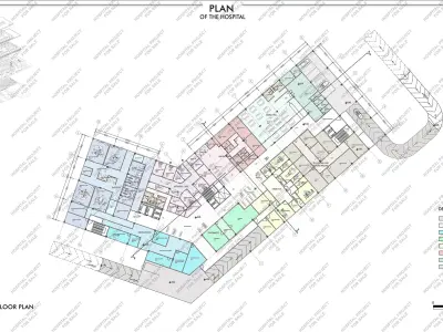 General Hospital Plan 3D model