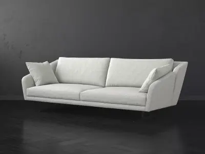 Nikita 3 Seater Sofa 3D model