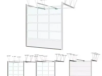 Automatic gate Hormann 3D model