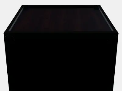 BESTA Shelf unit with door 46 Low-poly 3D model