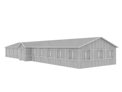 Modern Building 1 Low-poly 3D model