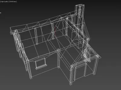 Free Medieval House Free low-poly 3D model