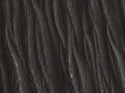 Charred Dark Rough Wood PBR Seamless Texture