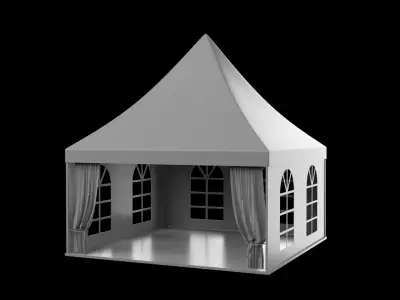 Pagoda Event tent 3D model