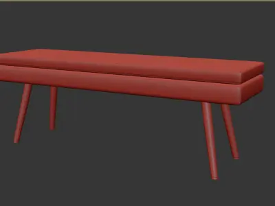 Bench NORA 3D model
