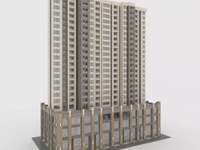 Tower Apartment 3 3D model