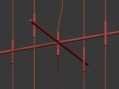 ALGORITHM XS GRID PENDANT 3D model