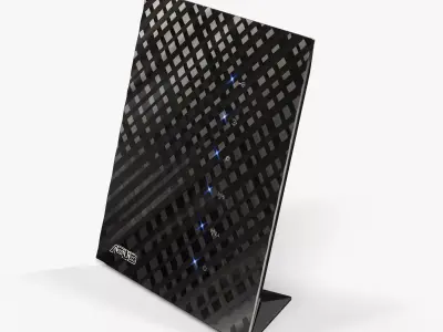 Asus RT-N56U router Low-poly 3D model