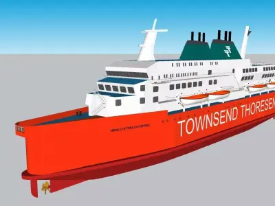 MS Herald of Free Enterprise 3D model