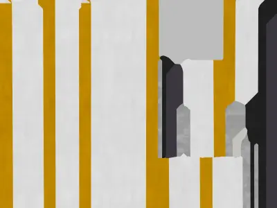 Balcony Door and Glazing 3D model