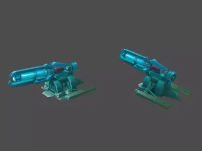 Rotating Fort - Common Fortress 02 3D model