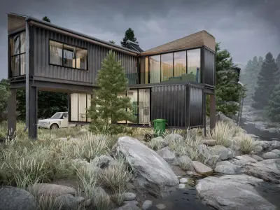 container house  3D model