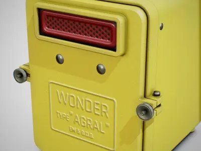 Lamp - Wonder Agral 1950s New Low-poly 3D model