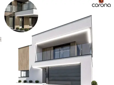 Modern house 05 3D model