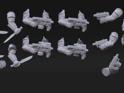 Black Knights - Recon Squad 3D print model