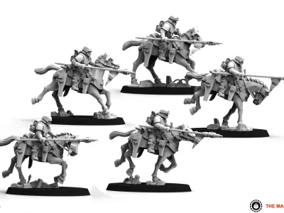 Universal Guard - Cavalry 3D print model