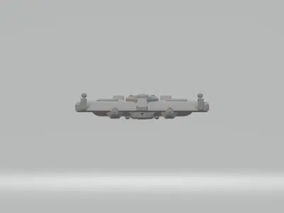 CS3-072023 Concept Starship 3D print model